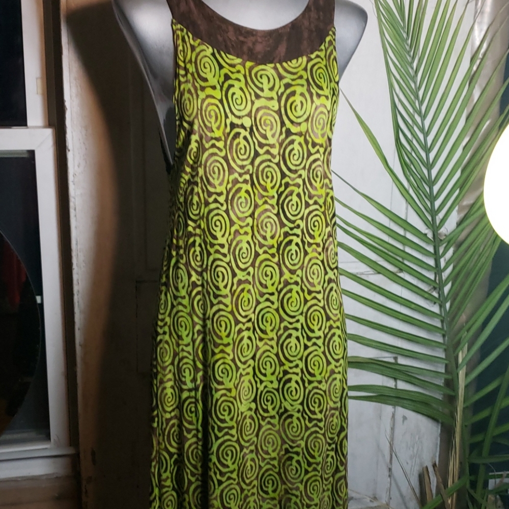 Funky tribal print dress